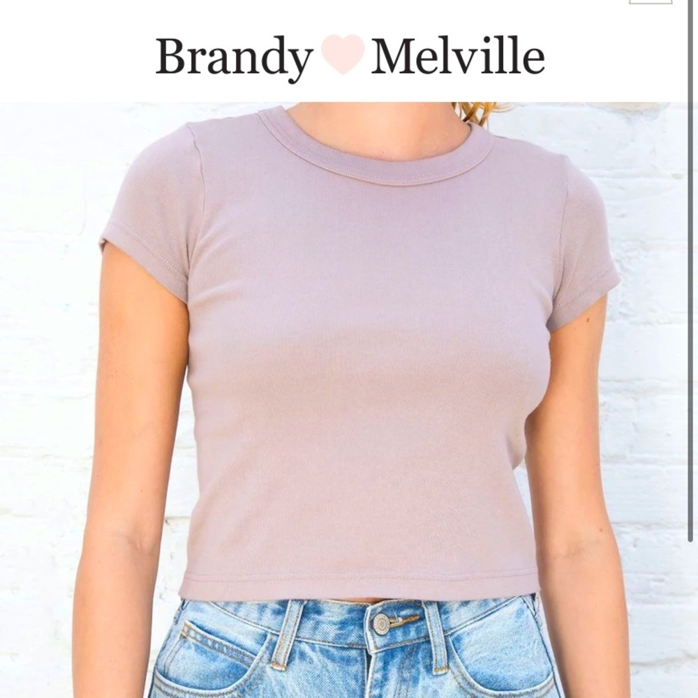 Brandy Melville Ashley purple top